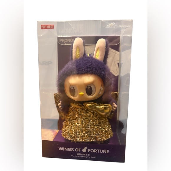Labubu Accessories - NIB AUTHENTIC LABUBU × PRONOUNCE - WINGS OF FORTUNE VINYL PLUSH